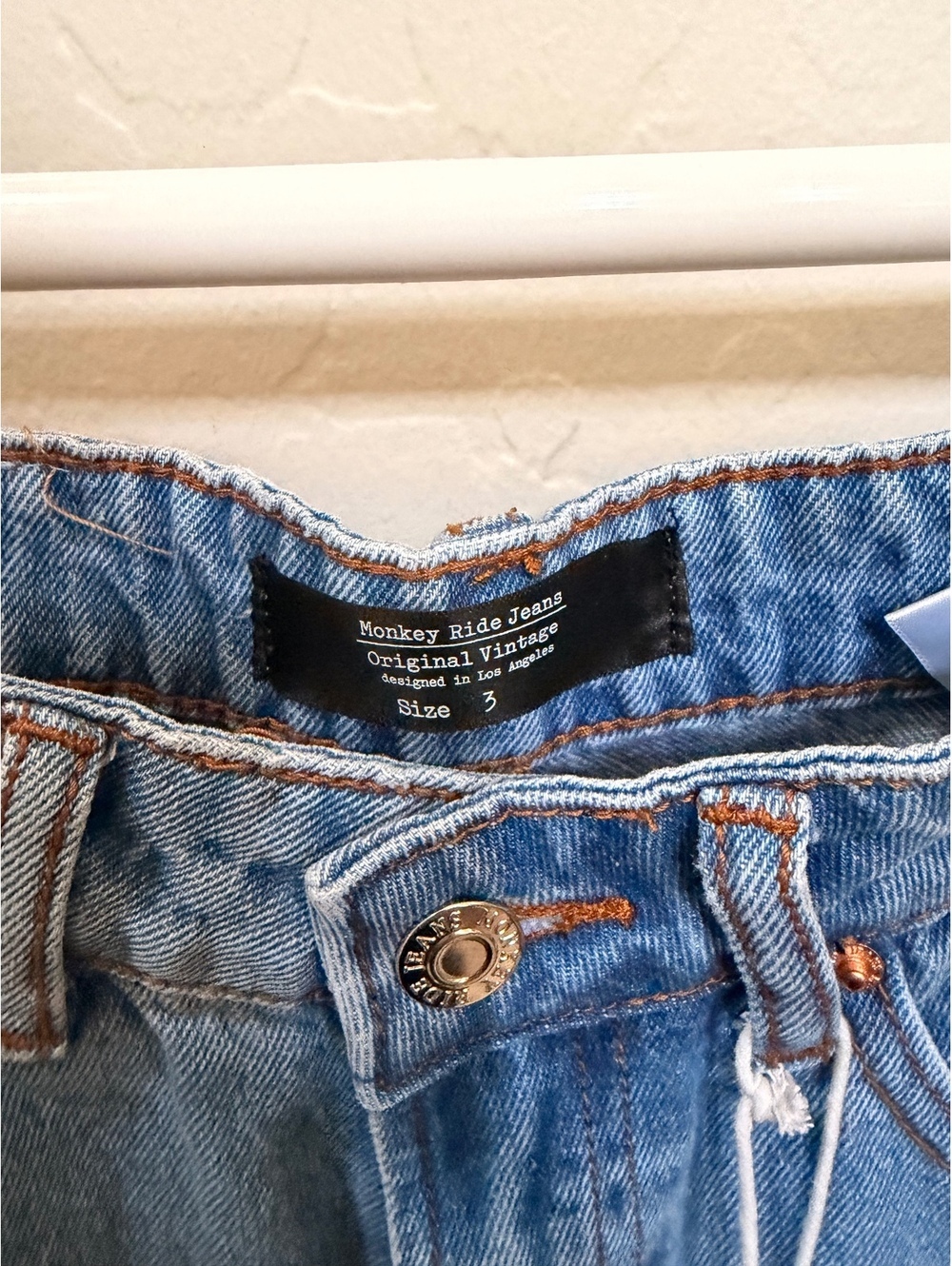 NWT Monkey Ride Jeans - Picture 2 of 4